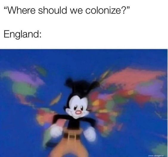 England:if the sun touches it it is ours - meme