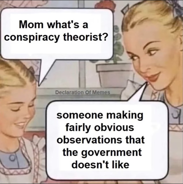 mom what's a conspi - meme