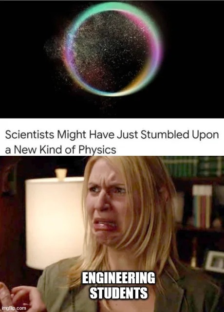 New kind of Physics? - meme