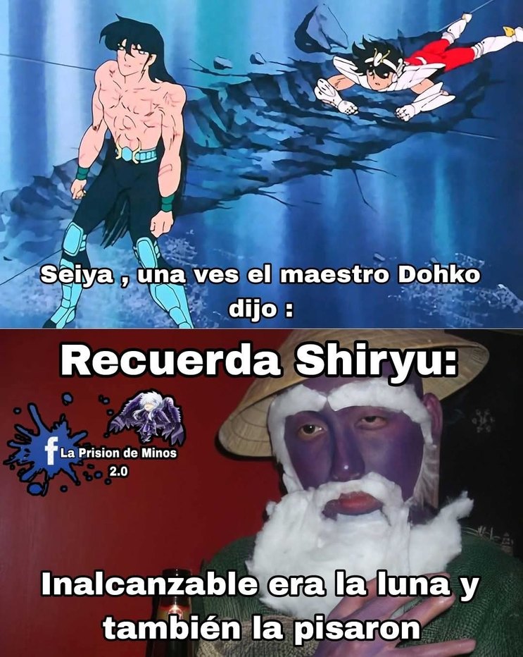 Recuerda Shiryu - meme