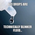 Don't drink eye drops
