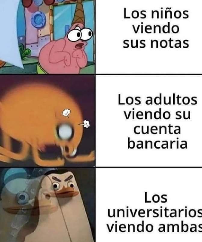 Vida universitaria - meme