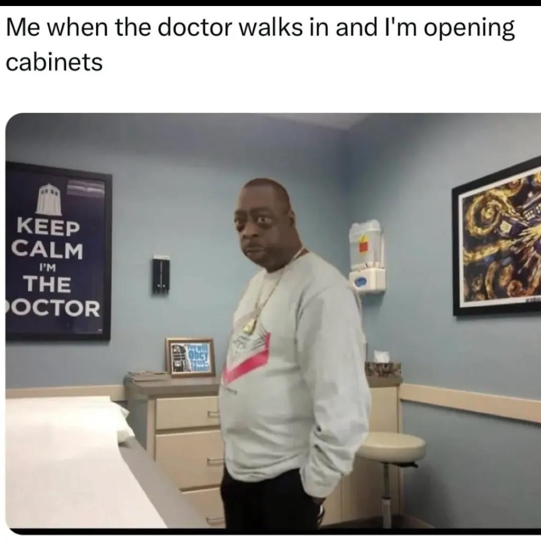 Nothing just hanging around - meme