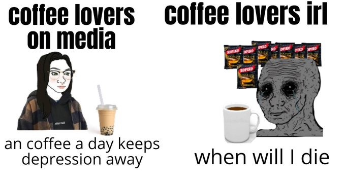wiping boogers on coffee - meme