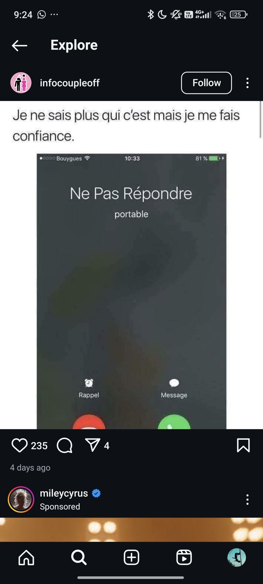 Je sais pas qui c’est mais j’me fais confiance - meme