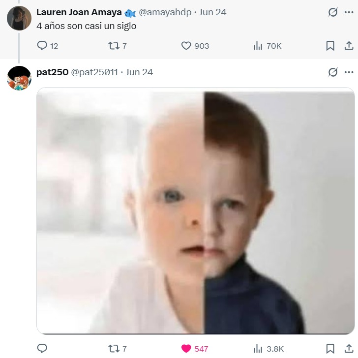 4 años no son nada - meme