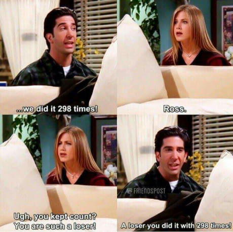 Ross and Rachel - meme