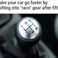 How to make your car go faster