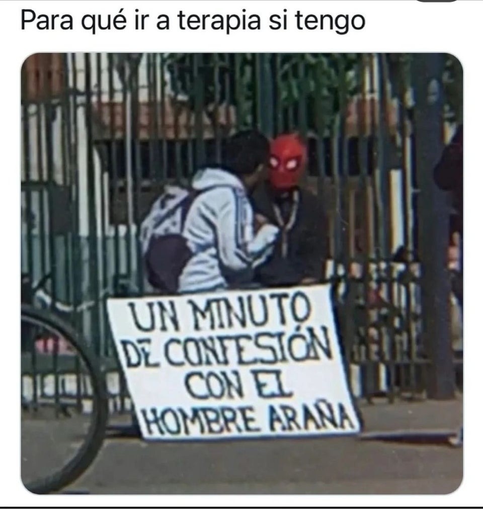 Para qué ir a terapia si tengo: - meme