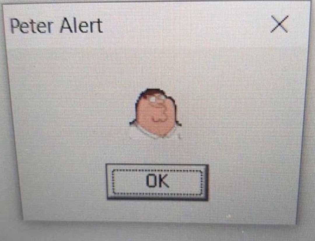 peter alert ok - meme