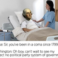 Poor Washington bleed to death because medical misunderstanding.