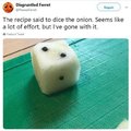 How to dice an onion
