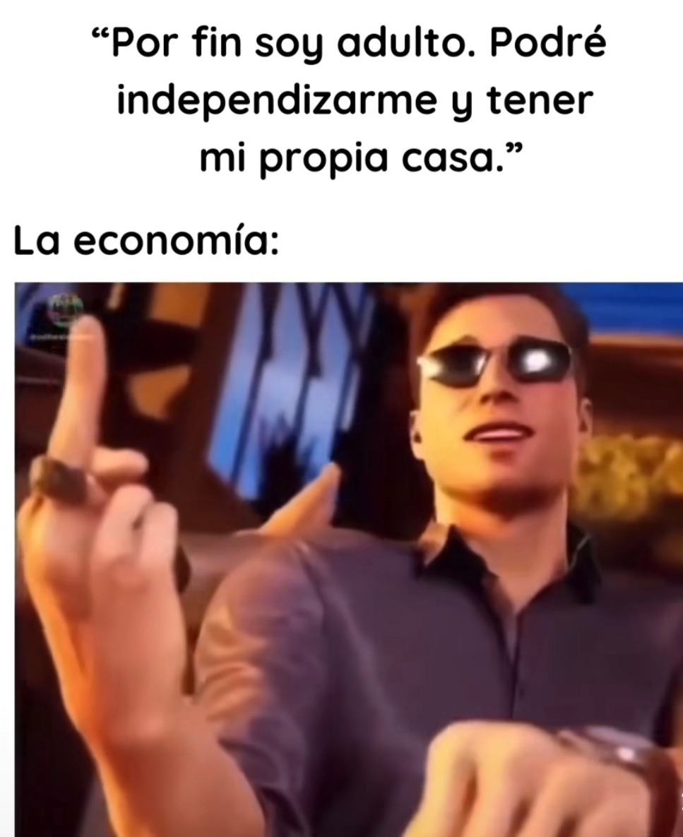 Tengo 21 y mi propia casa... en los Sims - meme