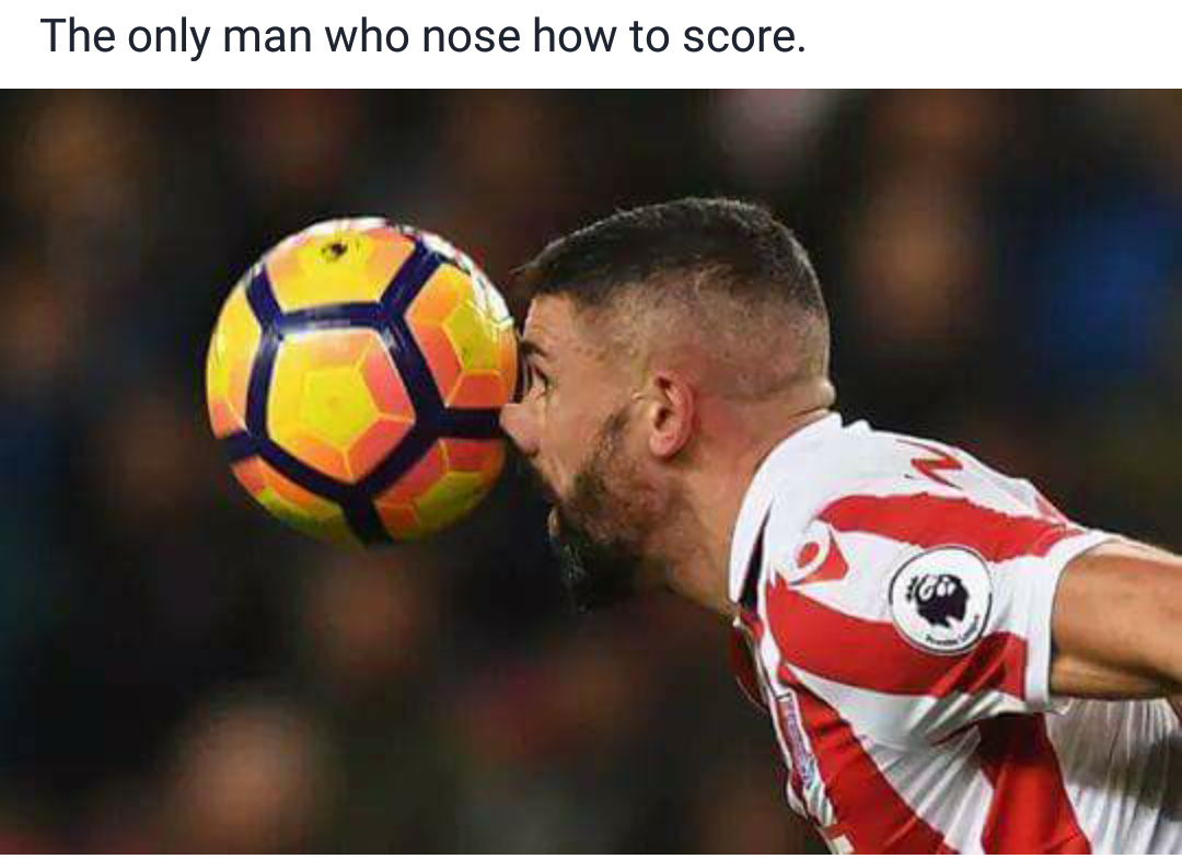 He nose how to score - meme