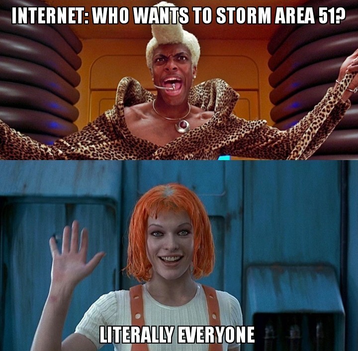 Storming Area 51 - meme