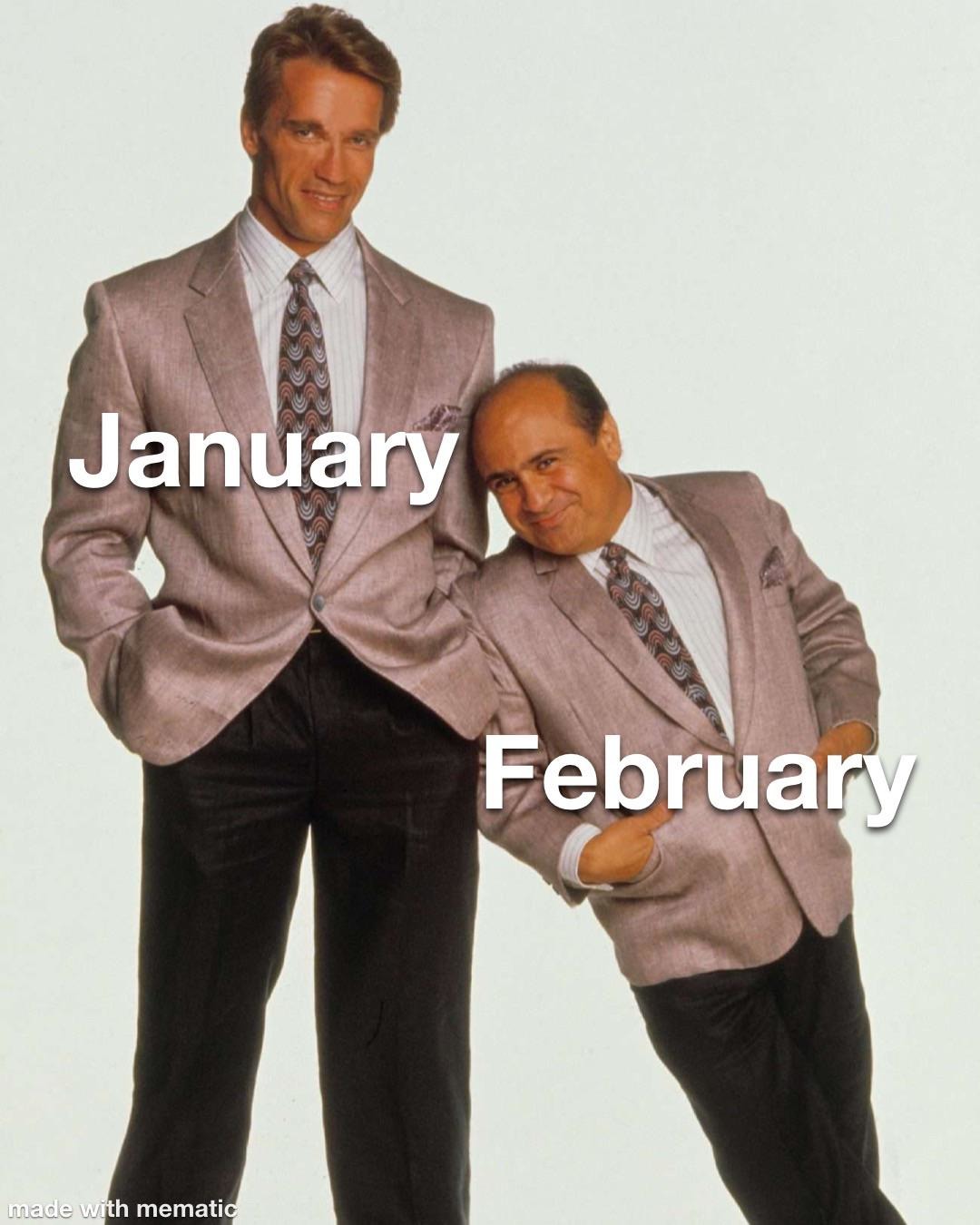 Literally February - meme