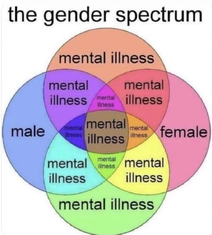 The gender spectrum - meme