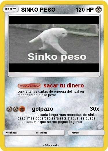 Sinko peso - meme