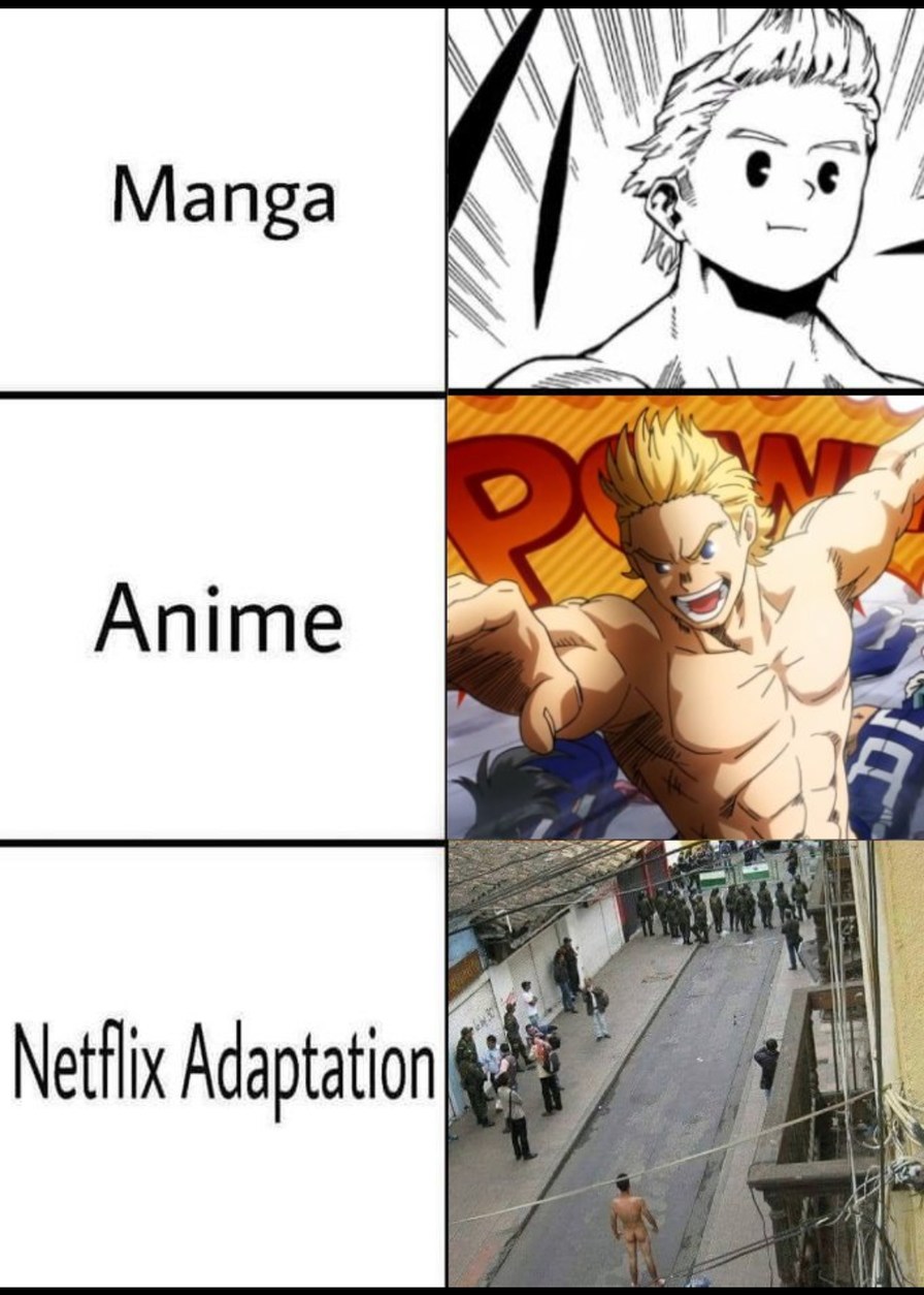 Maga Anime adaptación de NETFLIX - meme