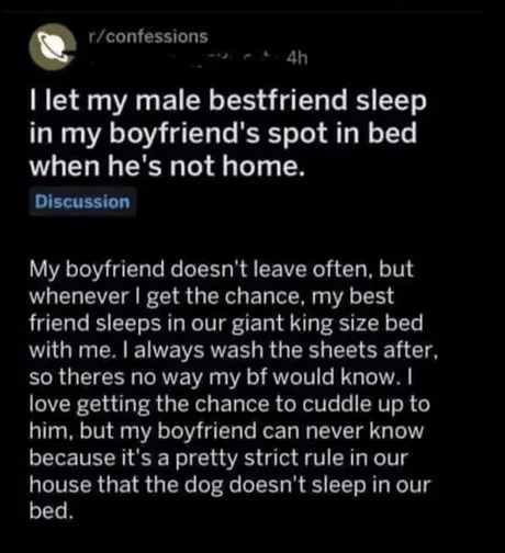 she's sleeping with her male bestfriend - meme