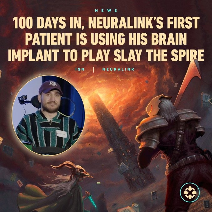 Neuralink first patient is playing Slay the Spire - meme