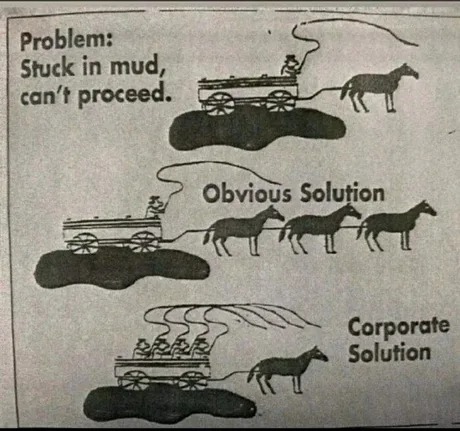 Corporate solutions - meme
