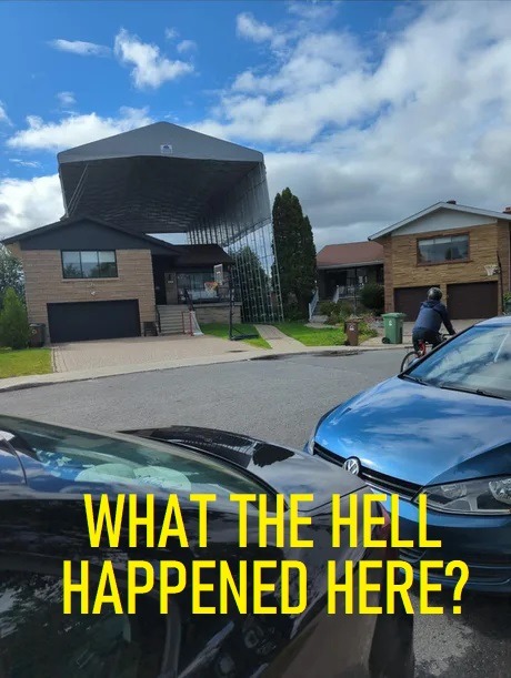 What the hell happened here? - meme