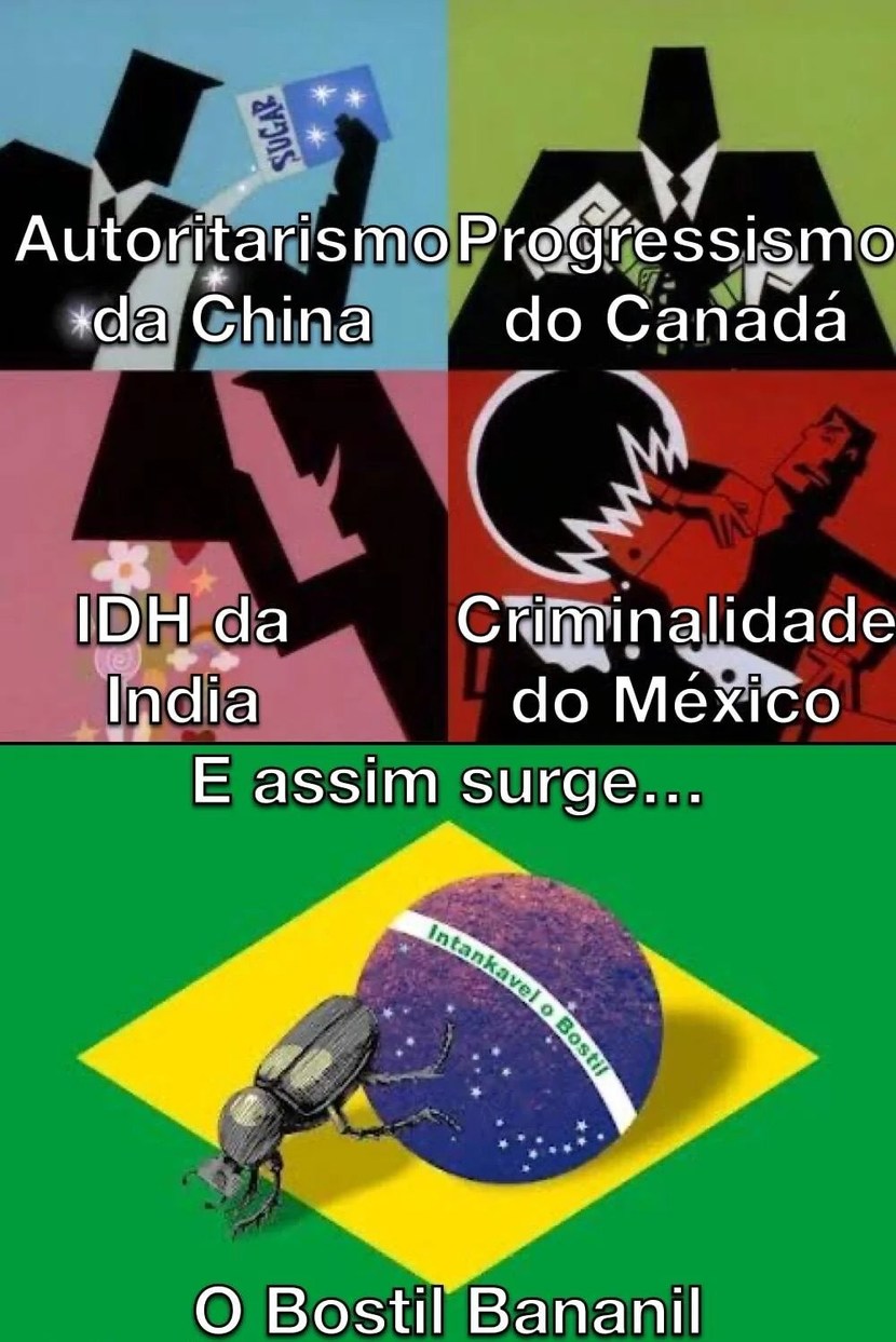 Patria intankável... - meme