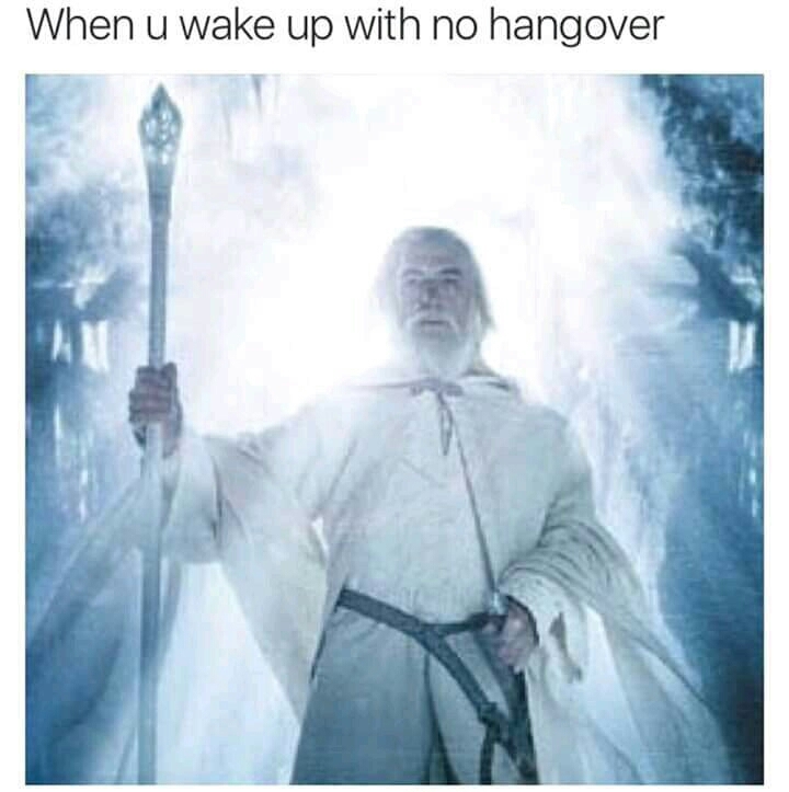 Gandalf the sober - meme