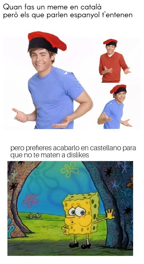 Catalán ha ha ha - meme
