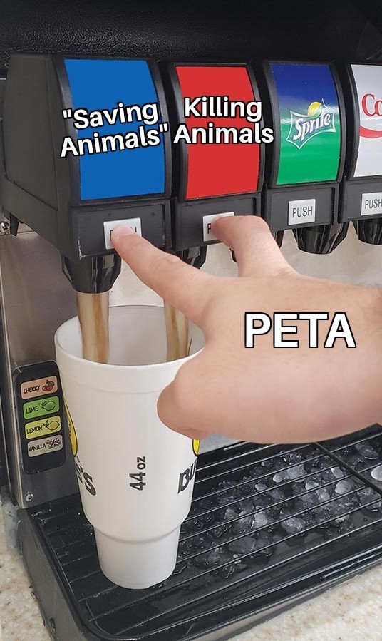 Fr*ck PETA - meme