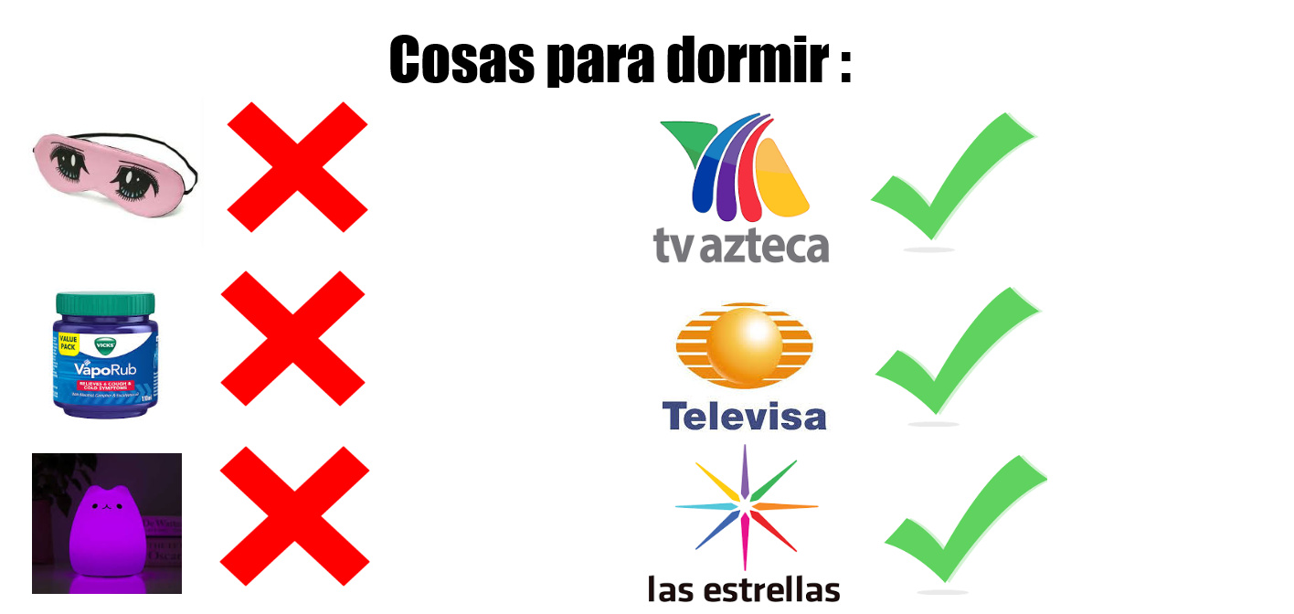 para mi tv azteca es el mejor - meme