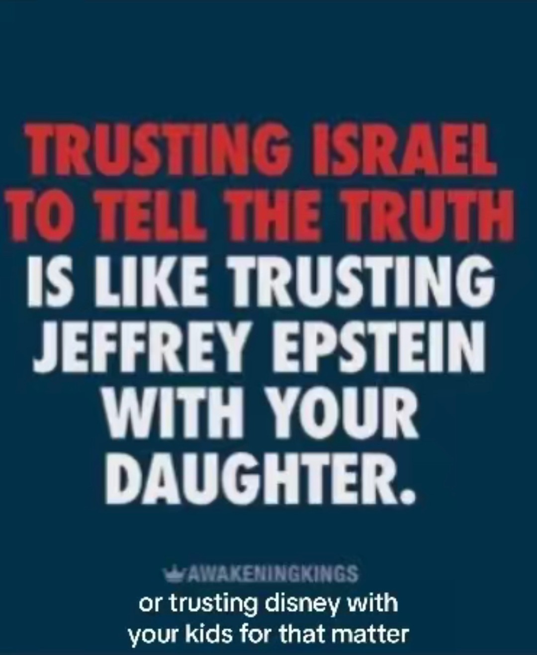 The correlation between Israel and Jeffrey Epstein - meme