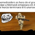 Hay que invadir Memasik con el ícono de memedroid y subir memes de la aplicación