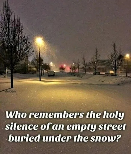 snow silence just hits your soul different - meme