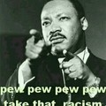 pew pew racism