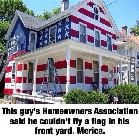 The homeowners association probably didn't like this - meme