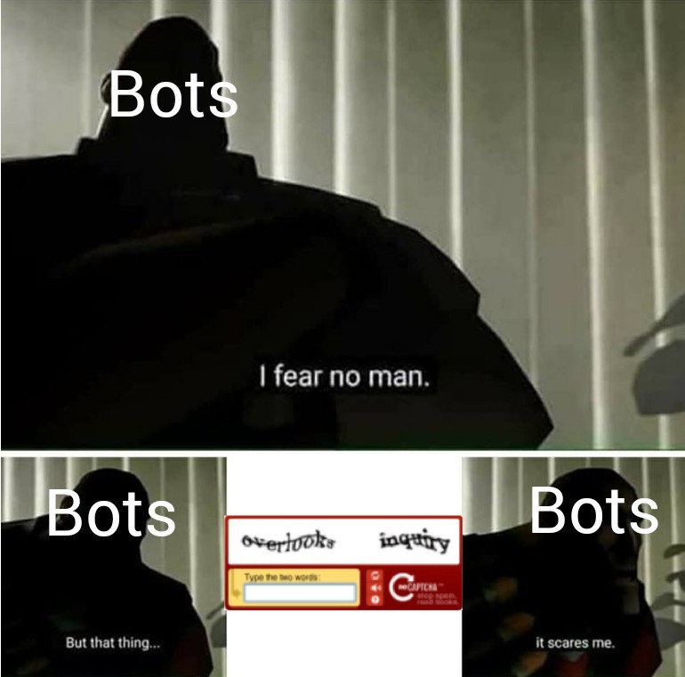 Bots....bots everywhere - meme