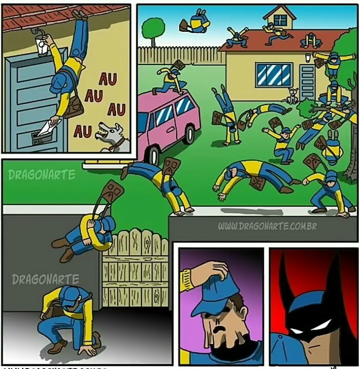 Batman el cartero :v - meme