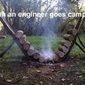 When an engineer goes camping