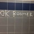 I did this in my school bathroom lol