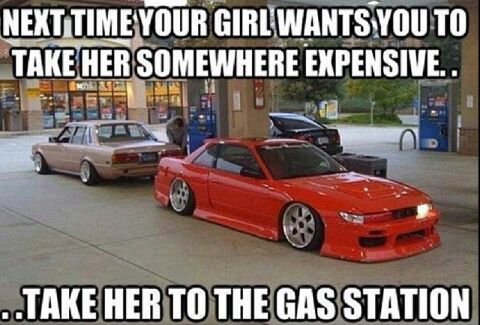gas station - meme