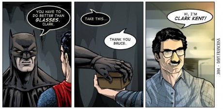 superman secret identity - meme
