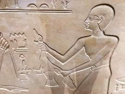 En Egipto ya existía el arte de jalar el ganzo - meme
