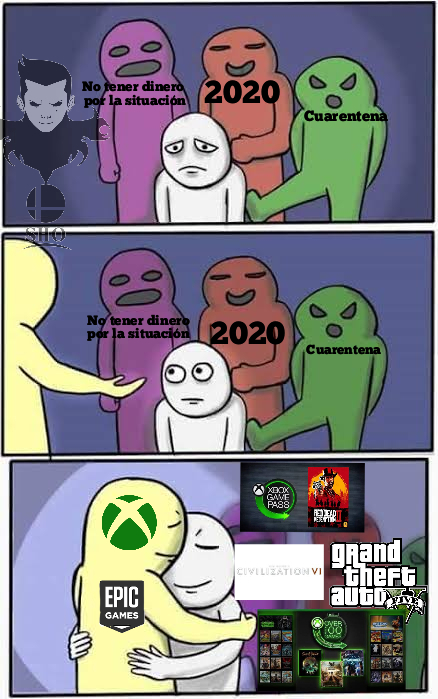 Xbox Memes BR 2.0 - Em tempos de crise o Xbox Game Pass tá enchendo nosso  prato de games! #BigBoss