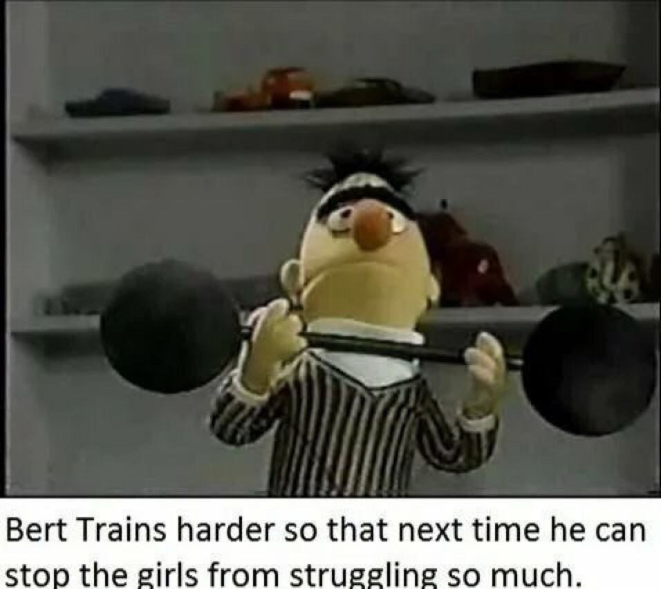 better step up ur game then Bert - meme