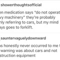 Cars: not even once