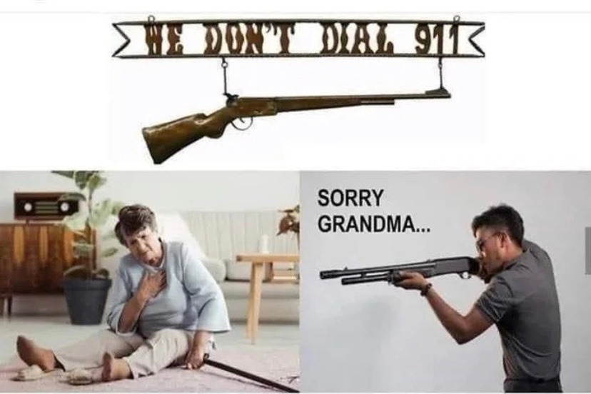 Sorry grandma - meme