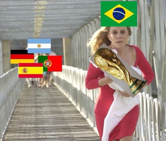 Brasil ganadora este año? - meme