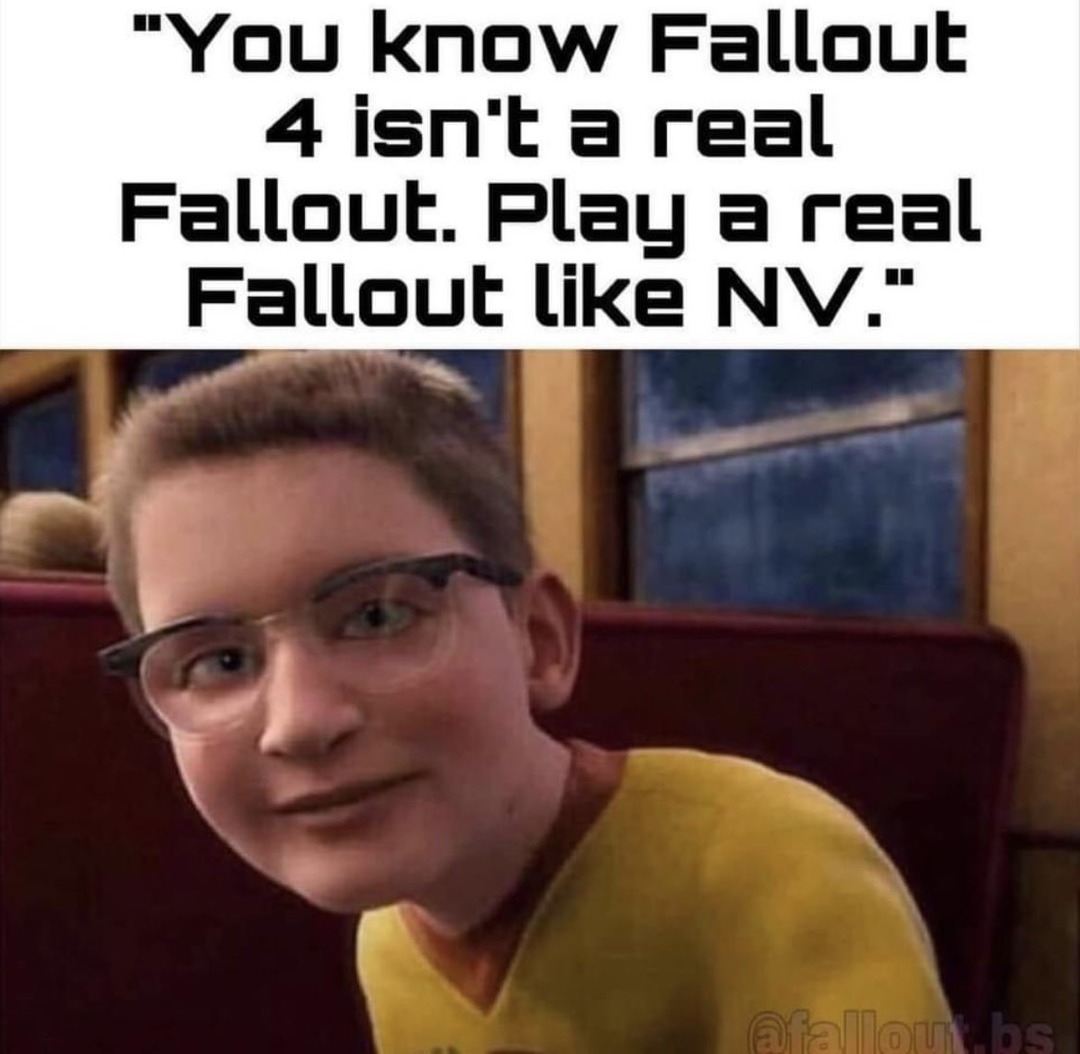 Fallout NV good but overated - meme